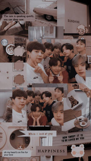 BTS esteettinen hassu selfie — Bts estetiikka Taustakuvat