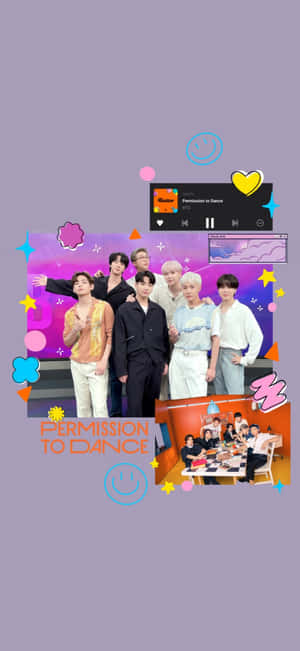 BTS Permission to Dance — iPhone Xs Taustakuvat