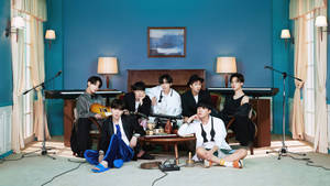 BTS Ryhmäkuva BE-albumi taustakuva — Bts ryhmäkuva GIF Taustakuvat