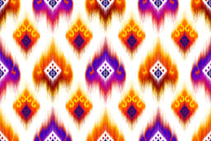 Bukhara Ikat -kangaskuvio