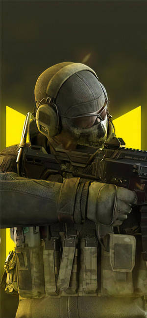 Call Of Duty: Mobile Logo Ghost Close-up — Galaxy S25 FE Taustakuvat
