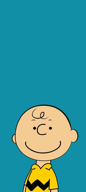 Charlie Brown turkoosi tausta -taustakuva — 20:9 Taustakuvat