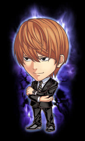 Chibi Light Yagami auran kanssa