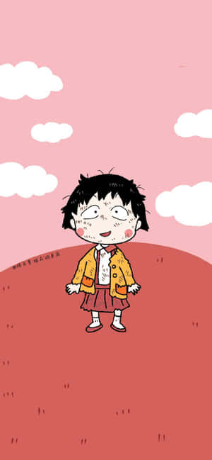 Chibi Maruko Chan -taustakuva — OnePlus N6 Taustakuvat