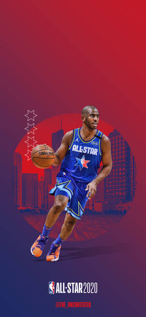 Chris Paul all-star pelipaita taustakuva — iPhone 15 Plus Taustakuvat