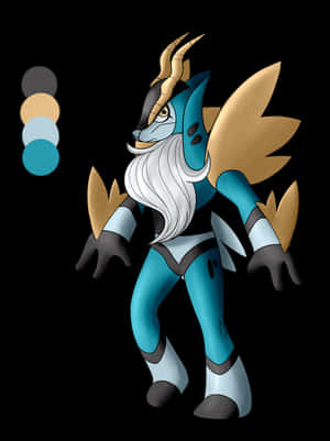 Cobalion jaloilla — Pokemon Taustakuvat