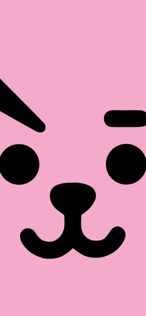 Cooky Bt21 koko kasvot -taustakuva — iPhone 16e Taustakuvat