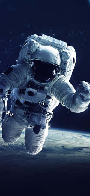 Astronautti iPhone — iPhone 16 Plus Taustakuvat