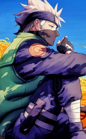 Cool Kakashi Digital Drawing — Xiaomi Pad Mini Taustakuvat