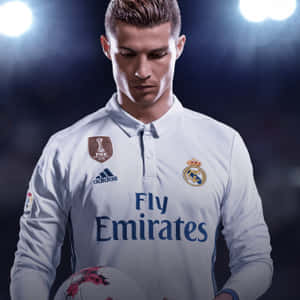 Cristiano Ronaldo poseeraa kentällä — Cristiano ronaldo Taustakuvat