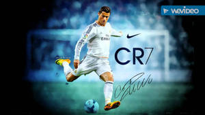 Cristiano Ronaldo tunnusomainen taustakuva.
