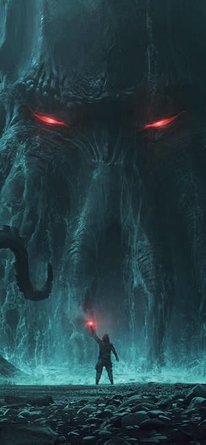 Cthulhu iPhone 11 Pro Max taustakuva — iPhone 11 Pro Max Taustakuvat