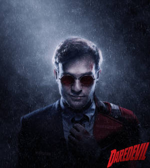 Daredevil Charlie Cox hymyilee -taustakuva — Nubia Fold Taustakuvat