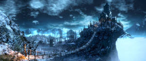 Ultralaaja grafiikka pelipaikasta Dark Souls 3 -taustakuvassa. — 3440x1440 Taustakuvat