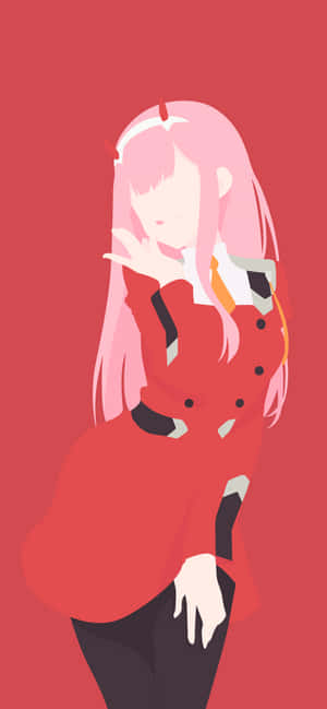 Darling In The Franxx Minimalistinen Anime — Vivo V70 Lite Taustakuvat