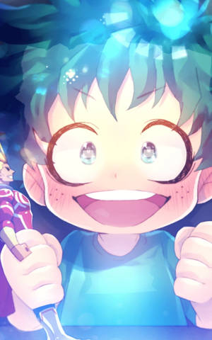 Deku Söpö Sarjakuvanaama — Galaxy Tab Active5 Pro Taustakuvat