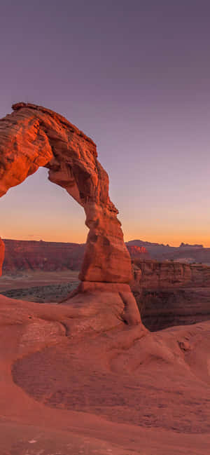 Delicate Arch hämärässä — Vivo X500 Taustakuvat