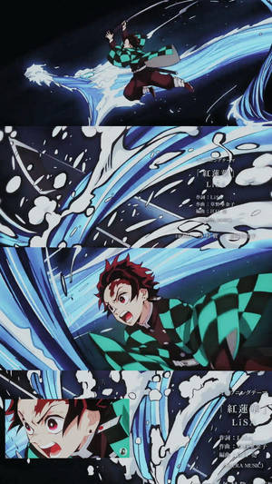 Demon Slayer -puhelimen Tanjiro-taidot — Demon slayer puhelin Taustakuvat