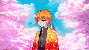 Demon Slayer Surullinen Zenitsu — 鬼滅の刃 善逸 Taustakuvat
