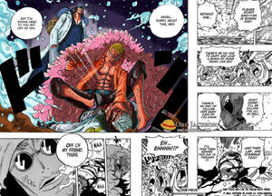 Doflamingo ja Kuzan mangapaneli taustakuva — Manga-paneeli Taustakuvat