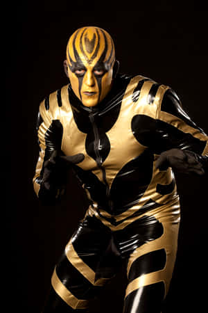 Dustin Rhodes pukeissaan ikonisessa Goldust-asussaan — Huawei MatePad 11.5 (2025) Taustakuvat