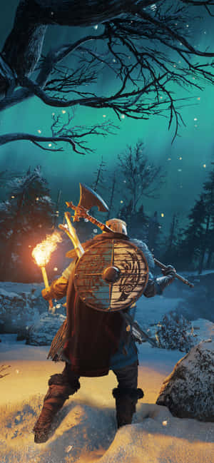 iPhone Xs Max Assassin's Creed Valhalla -tausta — Realme Narzo 90 Taustakuvat