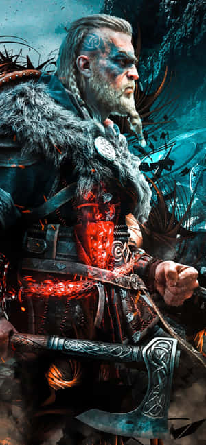 Iphone Xs Max Assassin's Creed Valhalla Taustakuva — Moto G77 Taustakuvat