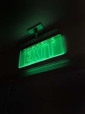 Elävä neonvihreä esteettinen tausta