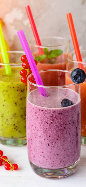 Smoothie muotokuva valokuva taustakuva — iPhone 17e Taustakuvat