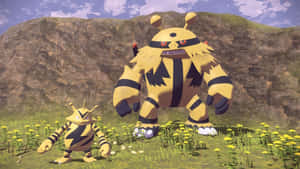 Electabuzz ja Alpha Electivire — Pokémon legends arceus Taustakuvat