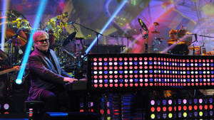 Elton Johnin pilkkupiano -taustakuva — Pro Display XDR Taustakuvat