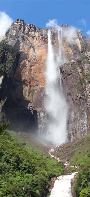 Angel Falls Canaiman kansallispuistossa — Vivo X300 Ultra Taustakuvat