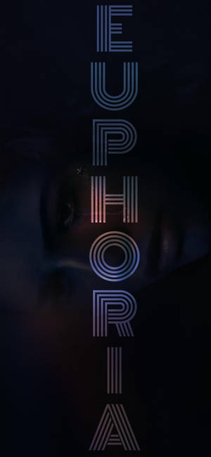 Euphoria vertical logo -taustakuva — iPhone 16 Pro Taustakuvat
