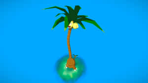 Exeggutor sinisellä taustalla — Anime työpöytä Taustakuvat