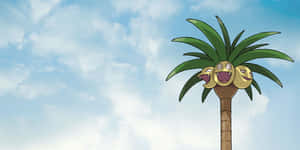 Exeggutor unenomaisen taivaan alla — Anime työpöytä Taustakuvat
