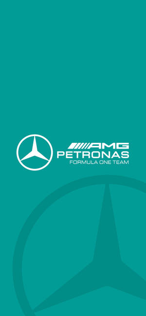 F1 iPhone AMG Petronas Teal Logo — iPhone 16 Pro Max Taustakuvat