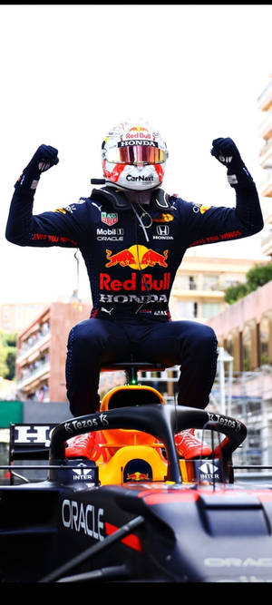 F1 iPhone Max Verstappen Monaco GP -voitto — Galaxy S26 Ultra Taustakuvat