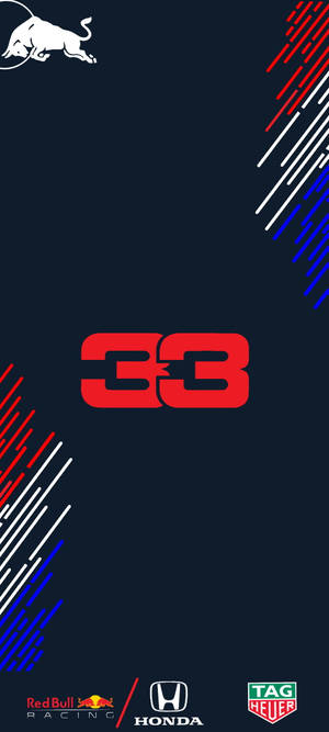 F1 iPhone Max Verstappen 33 numero — iPhone 15 Pro Max Taustakuvat