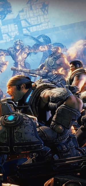 iPhone X Gears Of War 5 -taustakuva — Redmi Note 17 Taustakuvat