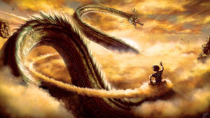 Goku ja Shenron japanilainen lohikäärme PC — Japanilainen lohikäärme Taustakuvat