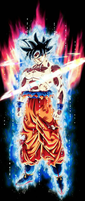 Goku ultra instinct muotokuva taustakuva — Galaxy Z Flip 7 Taustakuvat
