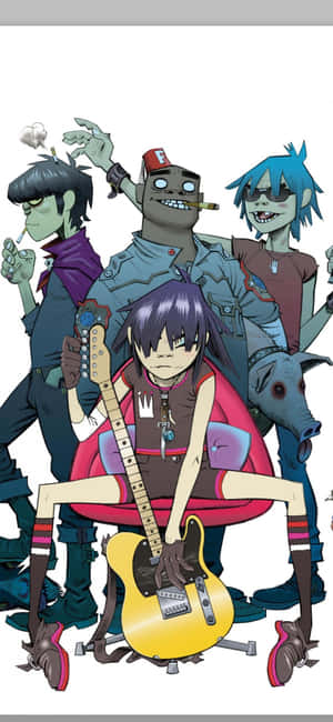 Gorillaz iPhone [taustakuva] — Oppo A6k Taustakuvat