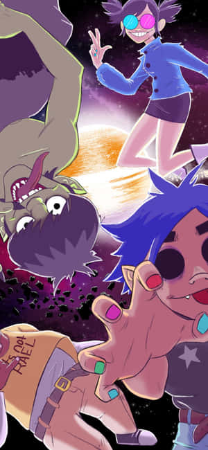 Gorillaz Iphone [taustakuva] — Realme 15 Taustakuvat