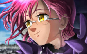 Gowther, Vuohen himon synti, vangitsevassa asennossa Seitsemän kuolemansyntiä -animesarjasta — Steam Deck Taustakuvat