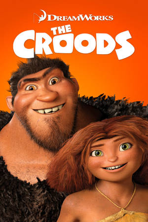 Grug ja Eep Croods-animaatiosta nauttimassa perheseikkailustaan — Huawei MatePad Taustakuvat
