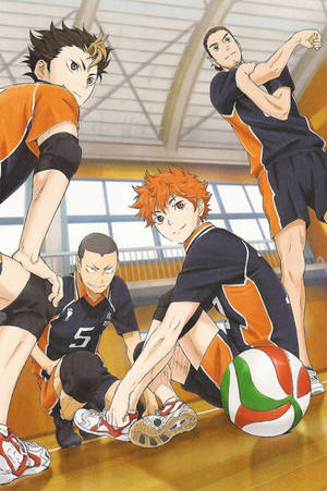 Haikyuu 4K Lämmittely — Xiaomi Pad 9 Pro Taustakuvat
