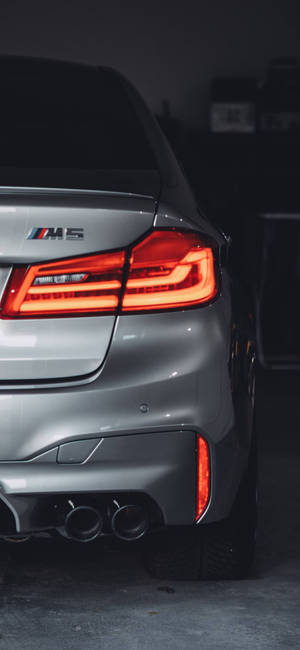 Harmaa BMW M5 Auto iPhone — iPhone 12 Taustakuvat