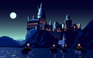 Harry Potter esteettinen kuvitettu Tylypahka — Harry Potter -estetiikka Taustakuvat