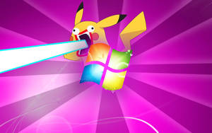 Hauska anime Windows Pikachu -taustakuva — Söpö anime profiilikuva Taustakuvat