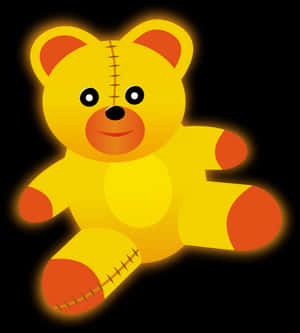 Keltainen nallekarhu-leikekuva, HD PNG-lataus — Söpö karhu Taustakuvat